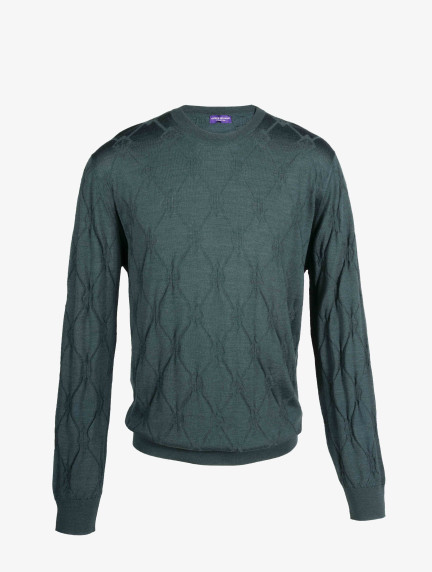 Patrick Hellmann CollectionGreen Pullover Round-Neckimage1074